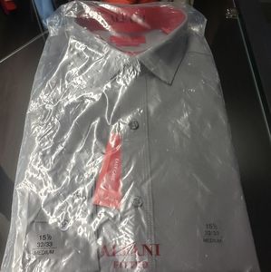 Alfani fitted stretch 15.5  32/33 med